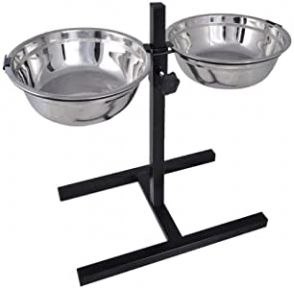 Стійка 2 миски для собак 2 миски  4,1 л 40см