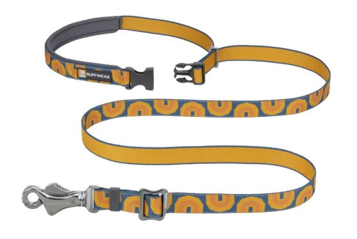 Регульований повідець для собак Ruffwear Crag EX™ Оранжево-синій