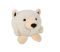 М'яка іграшка для собак Wolters Plush Ball Полярний ведмедик 15 см без звуку
