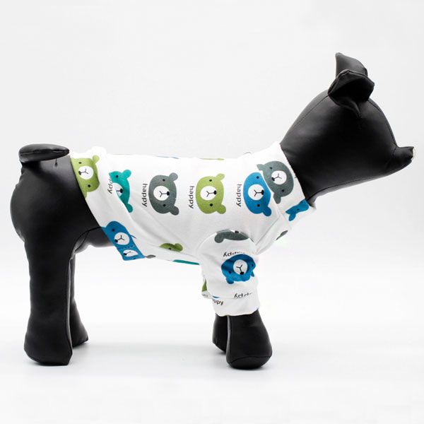 Світшот Happy Bear трикотаж на флісі білий XXL