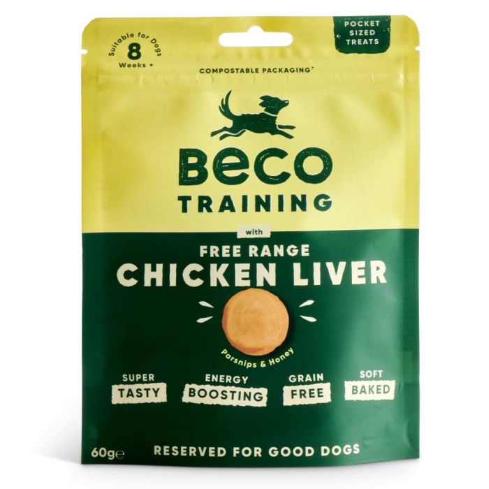Печиво для собак Beco Pets Куряча печінка з пастернаком і медом 60 г