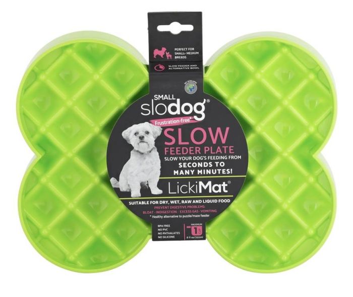 Миска слоуфідер для маленьких собак LickiMat Small Slodog Green