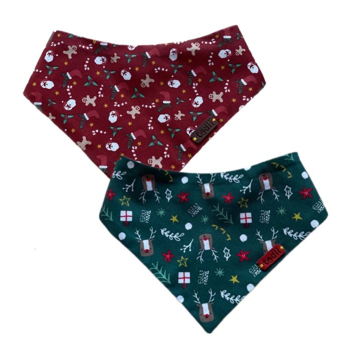 Двостороння бандана для собак Duckly Hoho! L