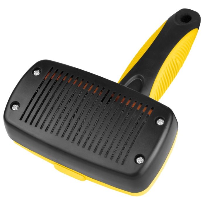 Пуходерка з кнопкою самоочисна 18x10см BSAO098 