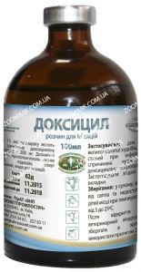 Доксицил 12  інєкційний антимікробний засіб 100 мл