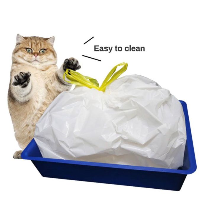 Пакети для котячих туалетів 7шт S 790  457 мм