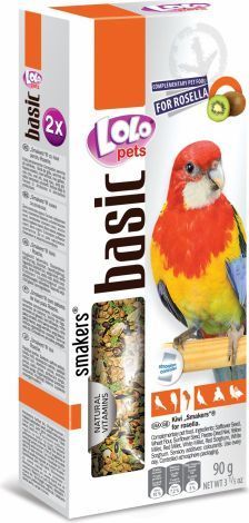 Lolopets Колосок для папуг розелли з ківі, 2шт 72806 