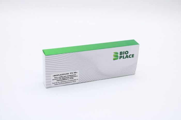 BIOPLACEFLOW (FIV Ab) (Feline Immunodeficiency) Тест-набір для виявлення антигену збудника вірусу імунодефіциту котів  