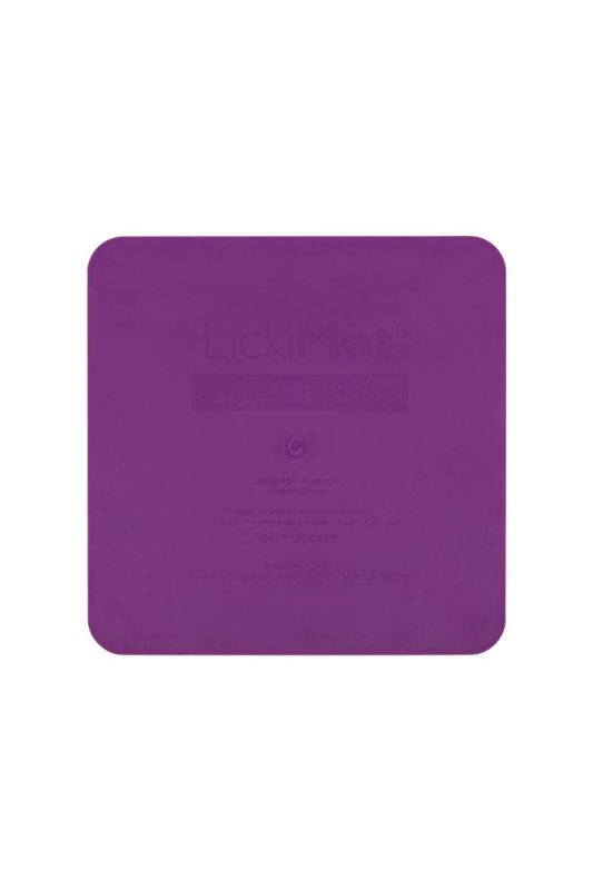 Лизальний килимок антистрес для кішок LickiMatster Purple