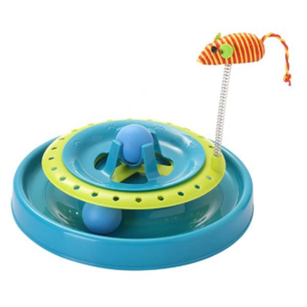 Іграшка Злови миша на пружині 25см кругла 6-20 920011