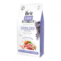 Brit Care Cat Grain-Free Sterilized Sensitive для стерилізованих котів з чутливим травленням 7кг