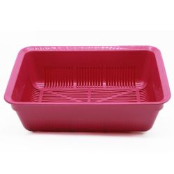 Туалет Дніпро глибокий з сіткою 402713 см Малиновий