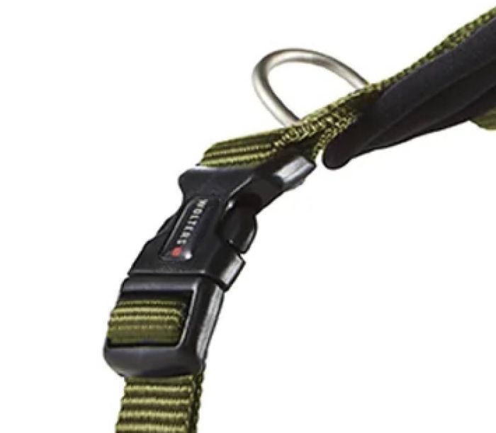 Шлейка для собак пом'якшена Wolters Professional Comfort 6 80-95 см / 35 мм Оливковий