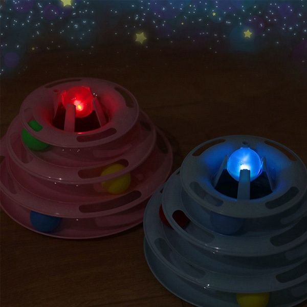 Іграшка для кота Track 3 рівня світиться мяч 2516 084-01 