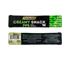Ласощі для котів Крем LUCKYSTAR, 10 г  дикий лосось