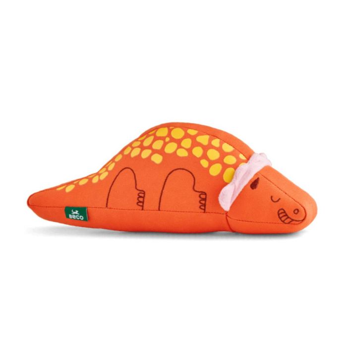 М'яка іграшка для собак Beco Pets Трицератопс Помаранчевий L