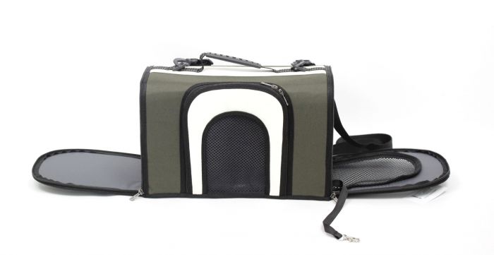 Сумка-тунель Марті хакі 41х26х25 см