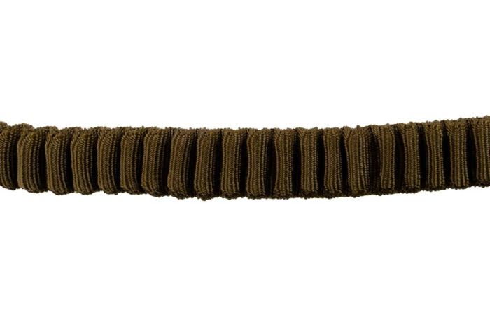 Повідець для собак Touring bungee leash WD Non-stop dogwear Оливкова 2,8 м/23 мм