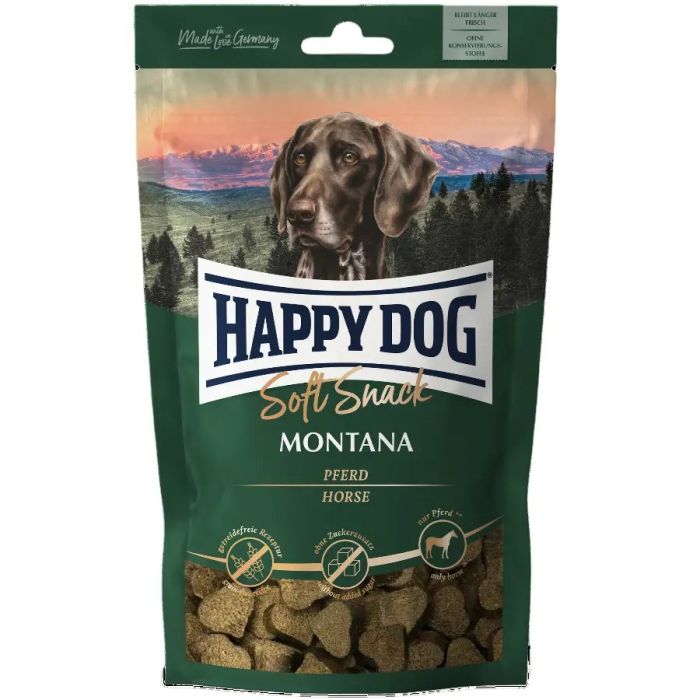 Ласощі Happy Dog Soft Snack Montana закуски з коніною для собак середніх та великих порід 100 г 