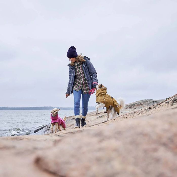 Дощовик для собак Hurtta Monsoon coat II ECO Рожевий 65