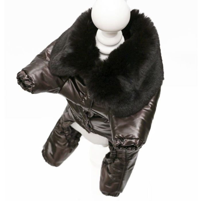 Шоколад комбінезон для собак хлопчиків на силіконі S2 Пінчер