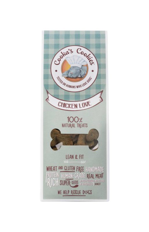 Натуральне печиво для собак Cooka`s Cookies Курка з овочами 100 г