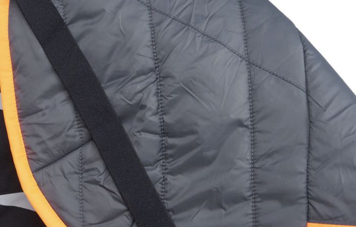 Тепла зимова куртка для собак Glacier jacket 3.0 Non-stop dogwear Чорний/Помаранчевий 50