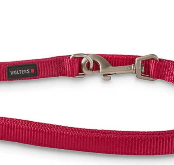Повідець перестібка з нейлону для собак маленьких порід та котів Wolters Professional S 2 м / 10 мм Малиновий