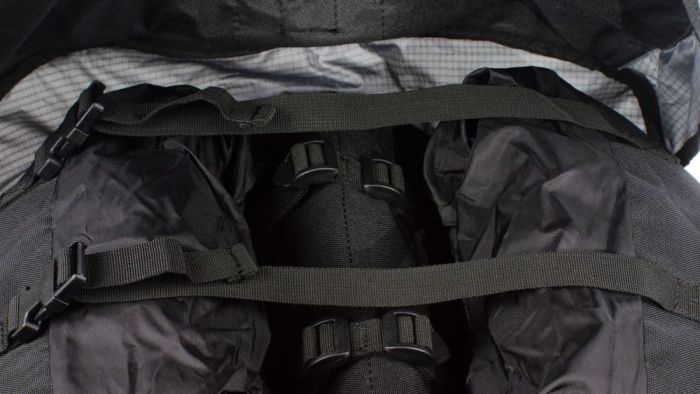 Рюкзак для собак Amundsen pack Non-stop dogwear Чорний/Сірий 2XS