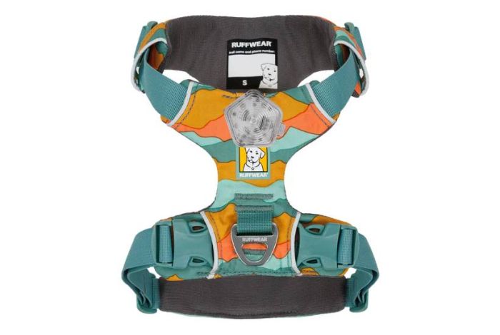 Повсякденна шлейка для собак Ruffwear Front Range® XS 43-56 см Бірюзово-жовтогарячий