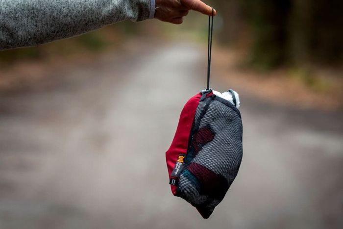 Флісова куртка для собак Trekking fleece jacket Non-stop dogwear Сірий/Винний/Бірюзовий 33