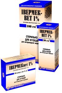 Івермеквет 1 - інєкційний антигельмінтик Івермеквет 1 -1 мл(ампула) 10