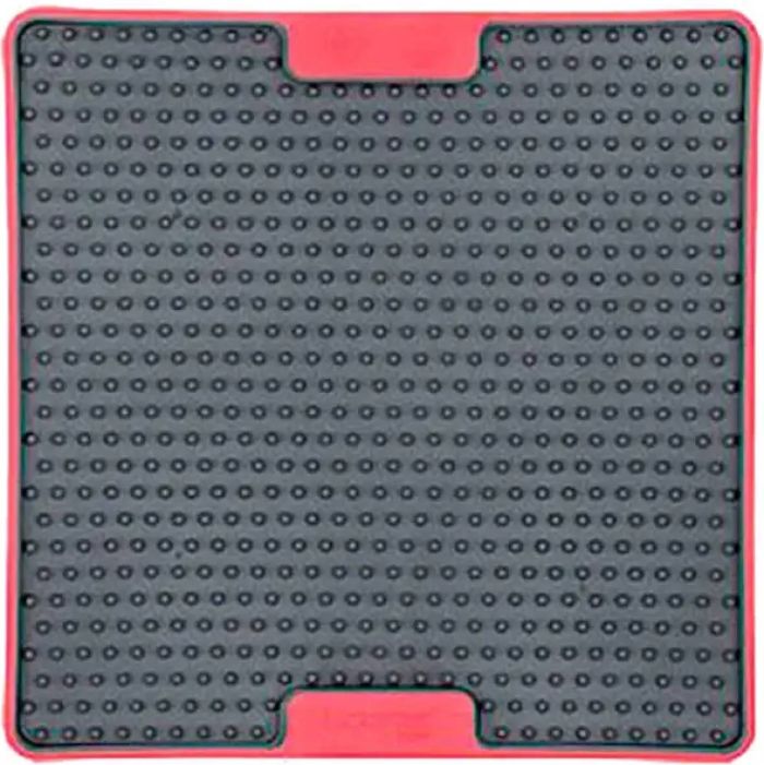 Лизальний килимок антистрес для собак LickiMat Soother Tuff Red, тверда основа