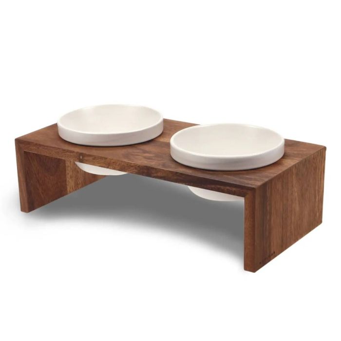 Миски на підставці Wolters Foodstation Gohan 2 x 0,4 л Коричневий