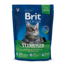 Brit Premium Cat Sterilized для стерилізованих кішок 0,8 кг