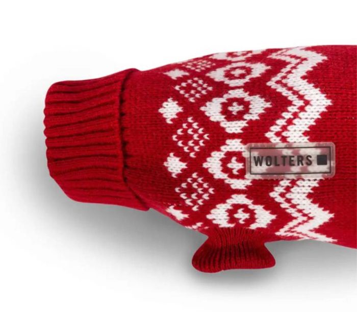 Светр в'язаний для собаки Wolters Norwegian 30 см Червоний