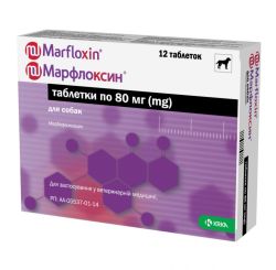 Марфлоксин в таблетках Марфлоксин 80мг 12 тб