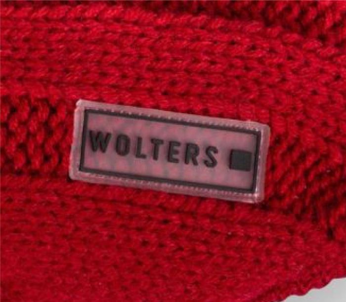 В'язаний светр для собаки Wolters Cable Knit з візерунком коси 25 см Червоний