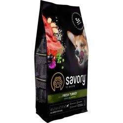 Сухий корм Savory All Breed для стерилізованих собак з індичкою 3 кг. 