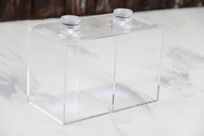 Betta Акваріум подвійний з підсвічуванням 18х10х12 см 