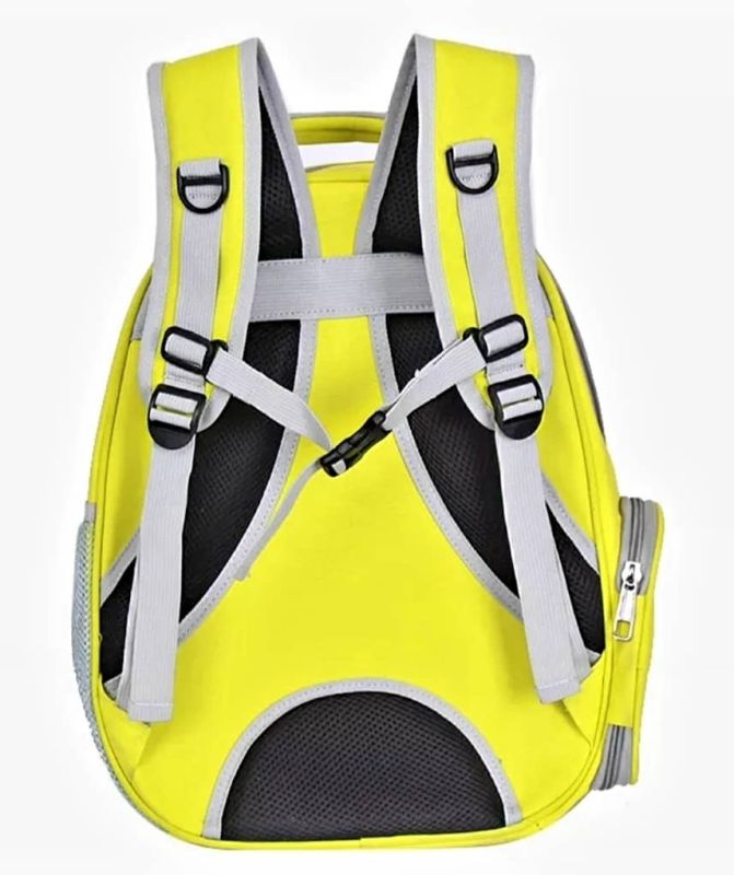 Рюкзак розкладний 33х40х20 см жовтий 