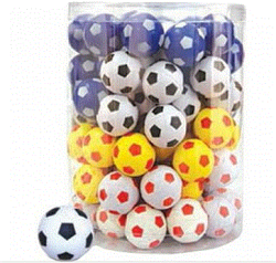 Мяч для кішок футбольний стрибун 3см 5шт NT680 