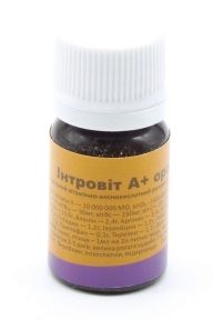 Інтровіт а + орал-вітаміни водорозчинні для нормалізації обміну речовин 10 мл