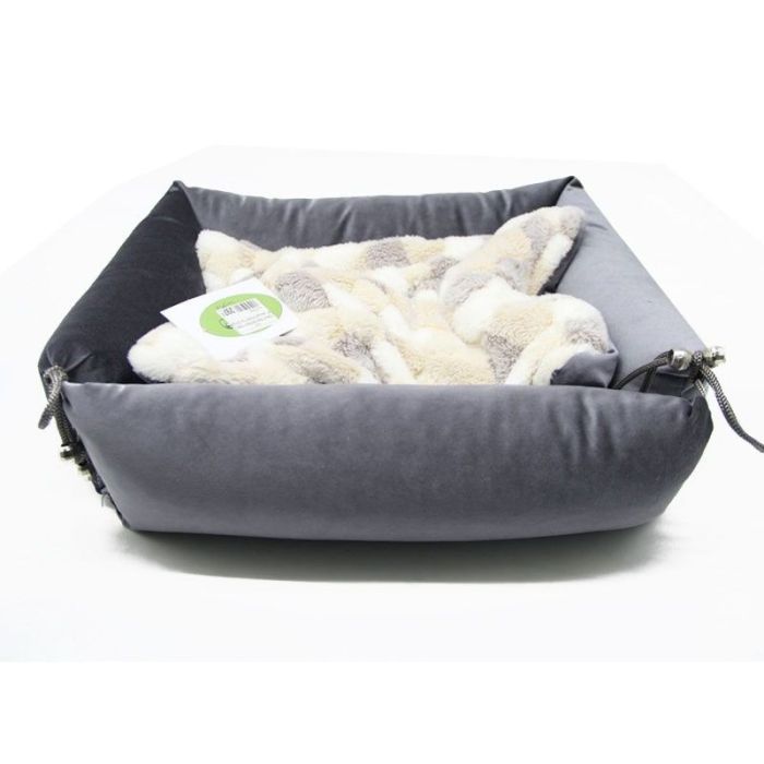 ЛЕЖАК ТРАНСФОРМЕР ЛЮКС замша сірий 3 530390155