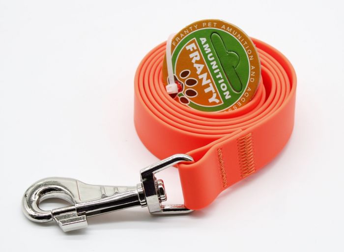 Повідець Franty Сяйво біотан Чорний 25 мм  1,2 м. Чорний