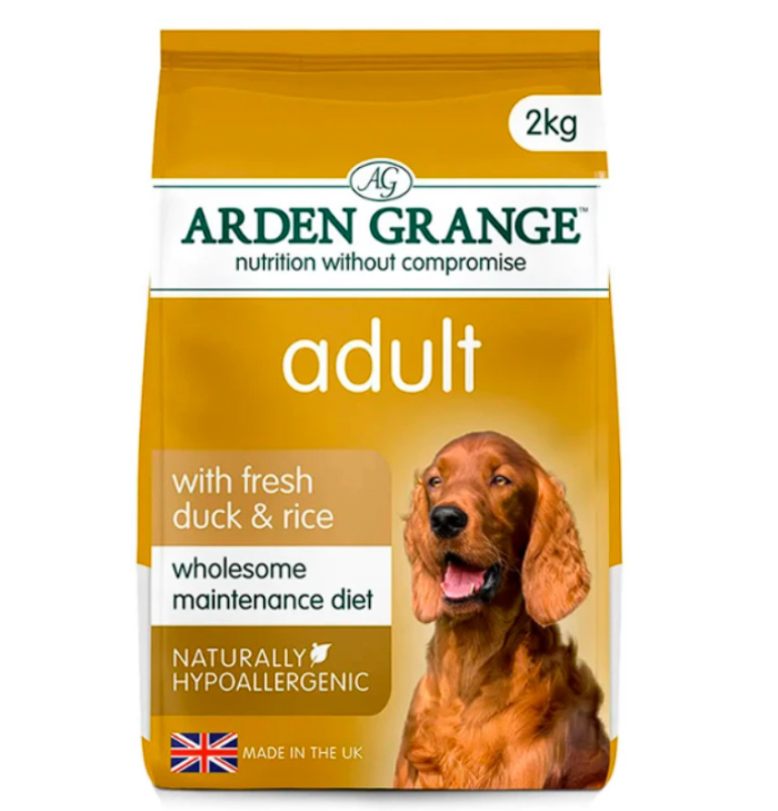  Сухий корм Arden Grange Duck  Rice Adult для собак, з качкою і рисом, 2 кг