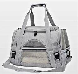 Сумка з килимком 40х28х25 см сіра