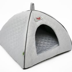 Будиночок для тварин Юрта 0 паянка з ребрами жорсткості 323535 см світло-сірий