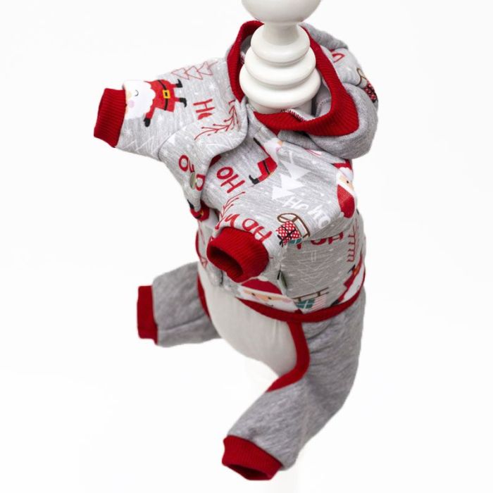 Клаус комбінезон для собак хлопчиків трикотаж на флісі S
