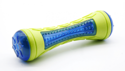 Гантель яка світиться, 20 см, SL-011 Салатово-синя